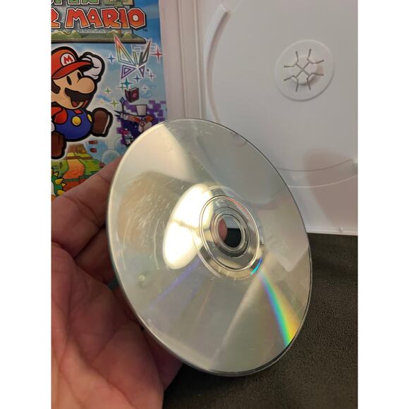 Super Paper Mario (Nintendo Wii, 2007) CIB Complete with Manual Tested Working - Picture 3 of 4
